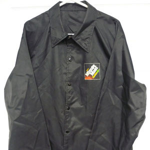 Vintage Enjoy Minute Maid Sodas Black Button Coat